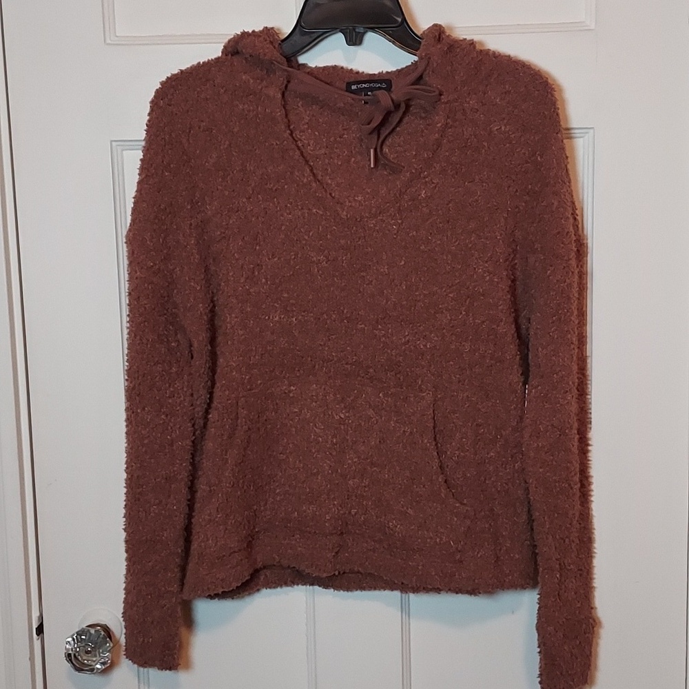 Beyond Yoga Cloud Cover Hoodie Walnut